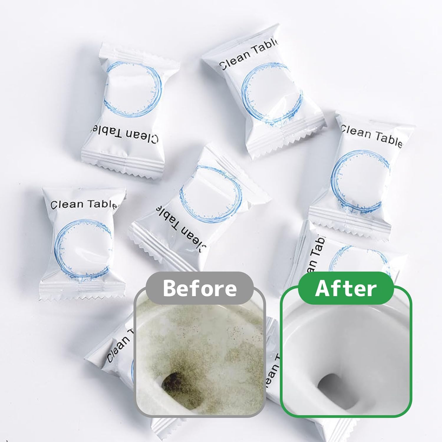 Pastilles Nettoyantes Automatiques Toilettes (12 pièces dans le pack)